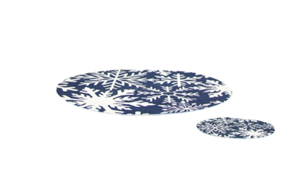 Blue Snowflake Placemat