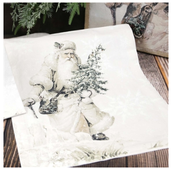Snowflake/Santa Table Runner