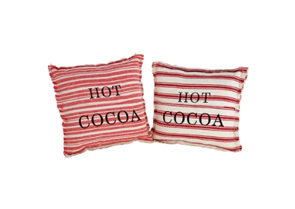 Peppermint Hot Cocoa Pillow