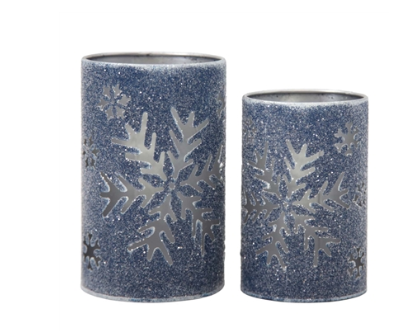 Midnight Blue Snowflake Cutout