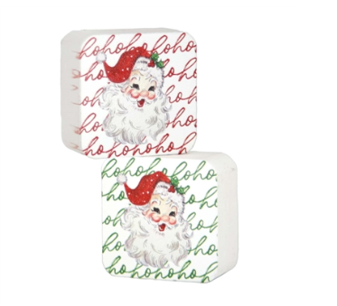 Mini Sq Santa Block