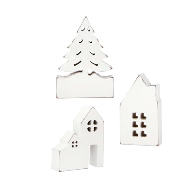 Snowy Village Blocks (Set 3)