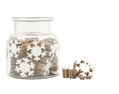 Mini Enamel Snowflake