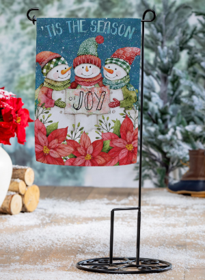 Christmas Cheer Snowmen Flag