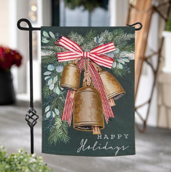 Golden Bells Applique Garden Flag