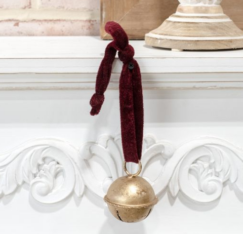 GOLD JINGLE BELL HANGER