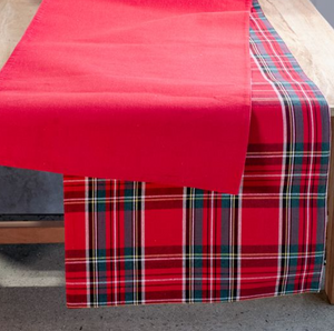 TARTAN PLAID/RED REVERSIBLE RUN