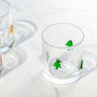 CLEAR DRINKING GLASS