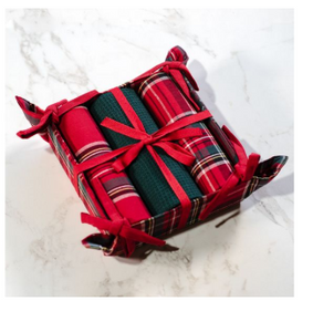 TARTAN PLAID TOWEL GIFT SET