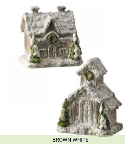 RESIN COTTAGE/CHURCH