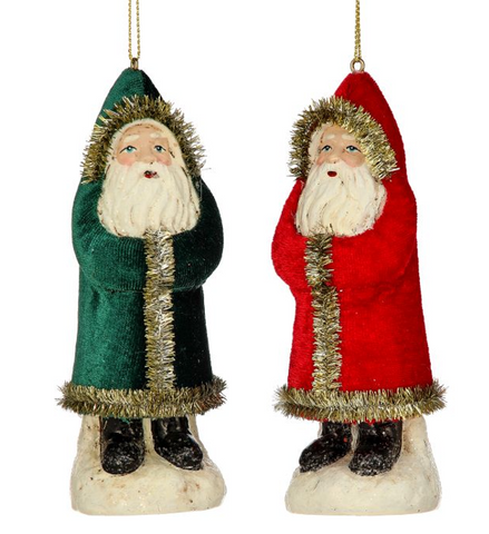 PSTONE VINTAGE SANTA ORNAMENT