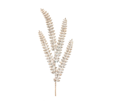 Metallic Fern Spray Plastic