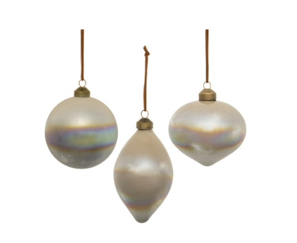 Pearl White Ornament