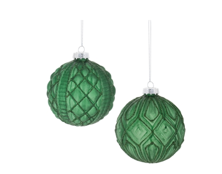 Green Deco Ball Ornament