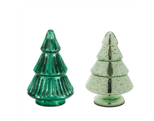 Green Shiny Tree  - Glass