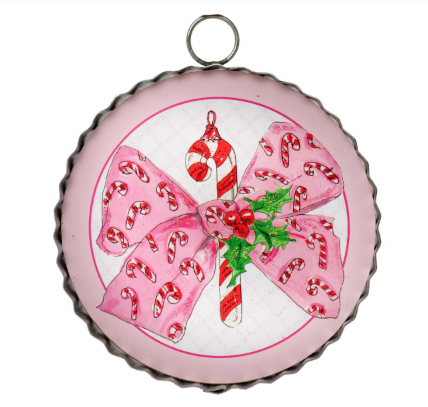 Beck's Vintage Candy Cane Bow
