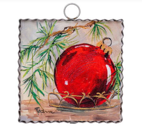 Mini Rozie's Red Ornaments
