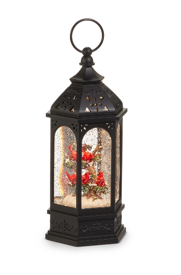 Cardinal Lighted Water Lantern