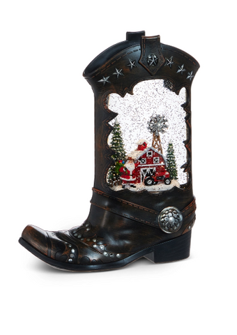 Santa Lighted Water Boot