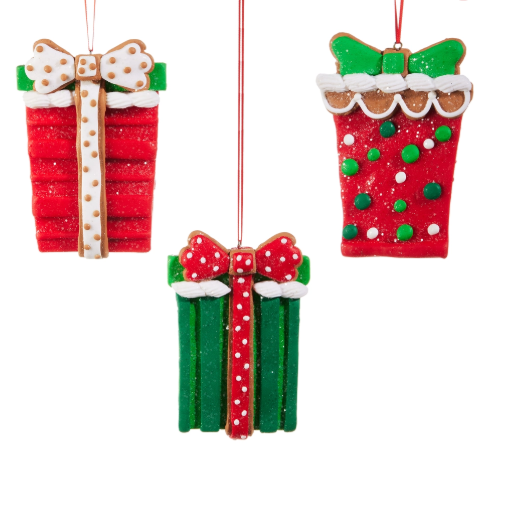 Gingerbread Package Ornament