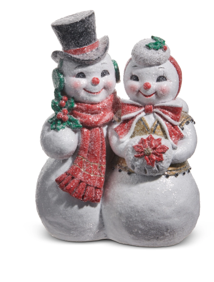 The Magic of Christmas Snow Couple