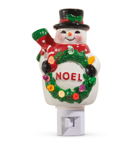 Vintage Snowman Night Light