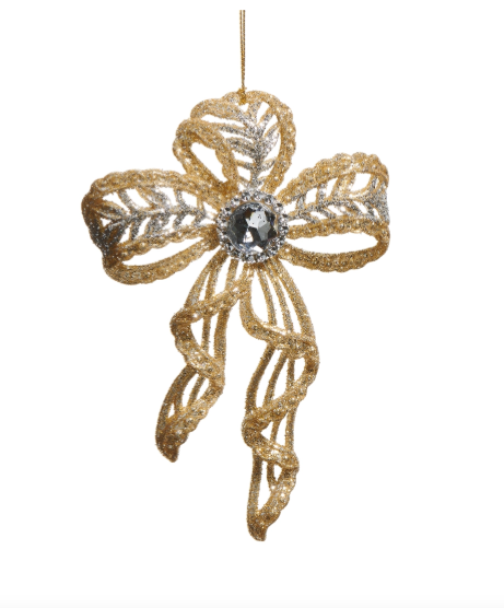 Sparkly Bow Ornament