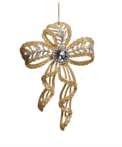 Sparkly Bow Ornament