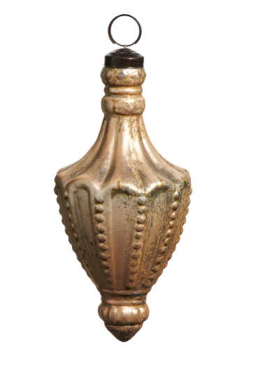Scallop Detailed Finial Ornament