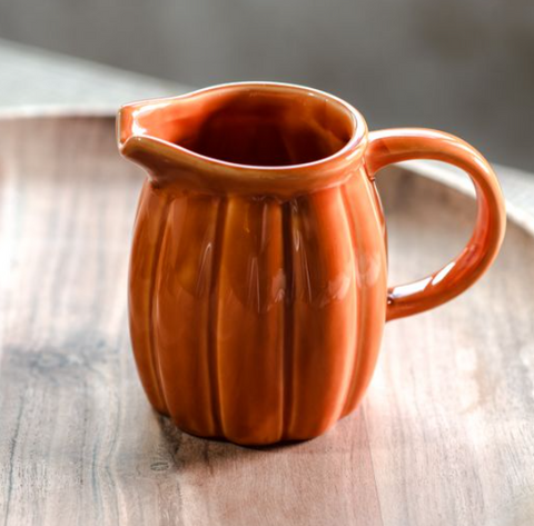 ORANGE PUMPKIN PITCHER