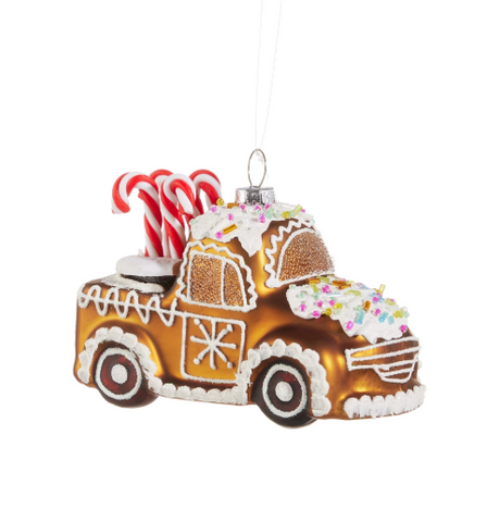 Gingerbread Truck Ornament
