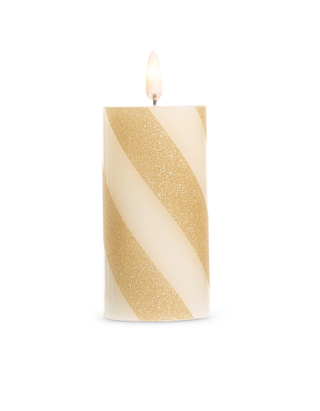 Gold Stripe Candle (multiple sizes)