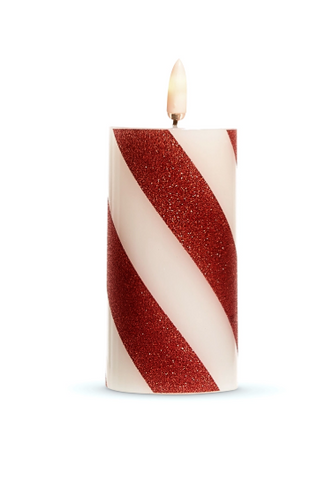 Red Stripe Candle (multiple sizes)