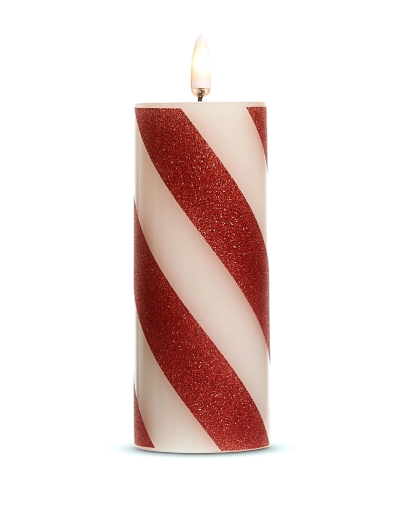 Red Stripe Candle (multiple sizes)