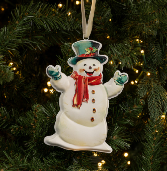 JOLLY SNOWMAN ORNAMENT