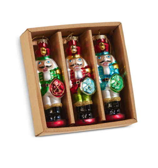 Nutcracker Ornament - Glass