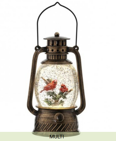 CARDINALS LANTERN WATER GLOBE USB