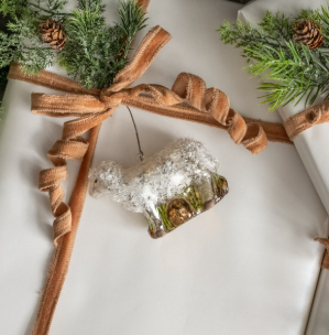 BEADED SHEEP ORNAMENT