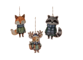 Winter Animal Ornament - Iron