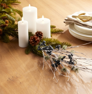 Birch and Pine Branch  Plastic