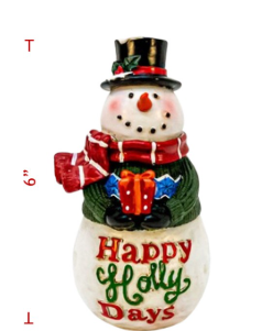 Poly Happy Holidays Snowman