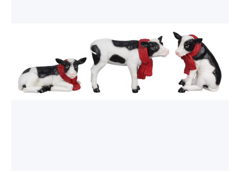 Country Christmas Cow