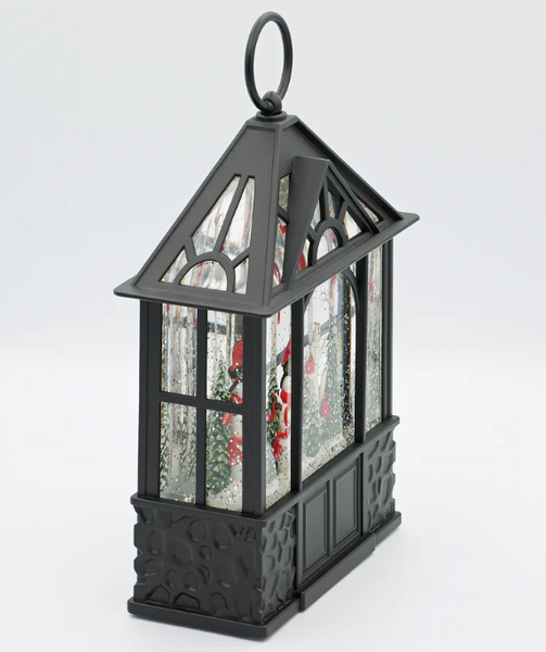 Lighted Swirl Black Gazebo