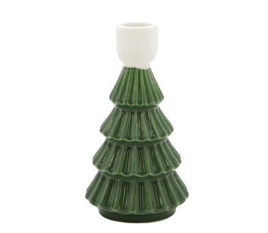Green Tree Taper Holder