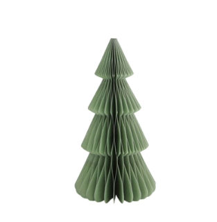 Paper Christmas Tree - Red, Green, White