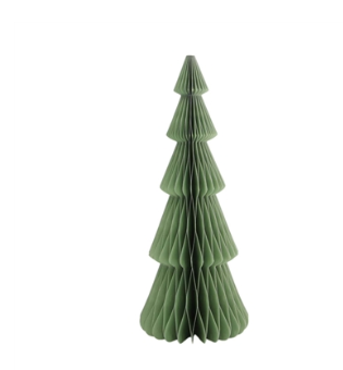 Paper Christmas Tree - Red, Green, White