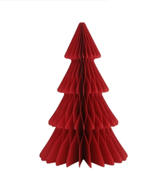 Paper Christmas Tree - Red, Green, White