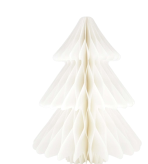 Paper Christmas Tree - Red, Green, White