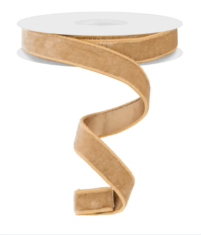 Deluxe Velvet/Satin Backing 7/8" (4 colors)