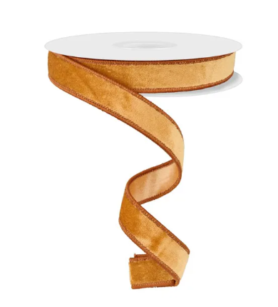 Deluxe Velvet/Satin Backing 7/8" (4 colors)